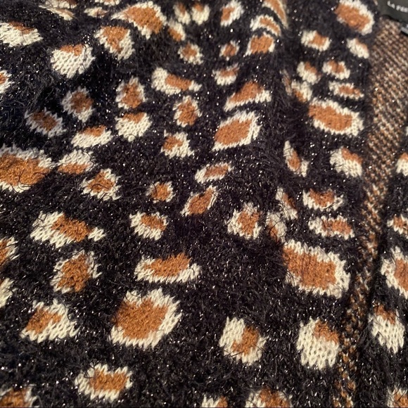 Anthropologie La Fee Verte Leopard Eyelash Cardigan - XS - Picture 12 of 14
